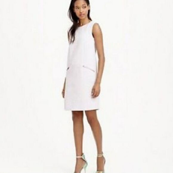 J. Crew Quilted Zip Pocket Shift Dress Sz S - Picture 2 of 10